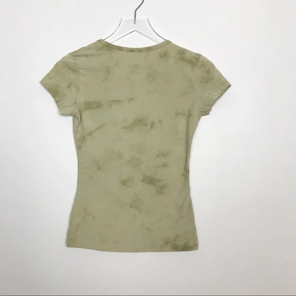 Request Jeans Camo Tee Shirt Crystals Appliqué S - Picture 3 of 8